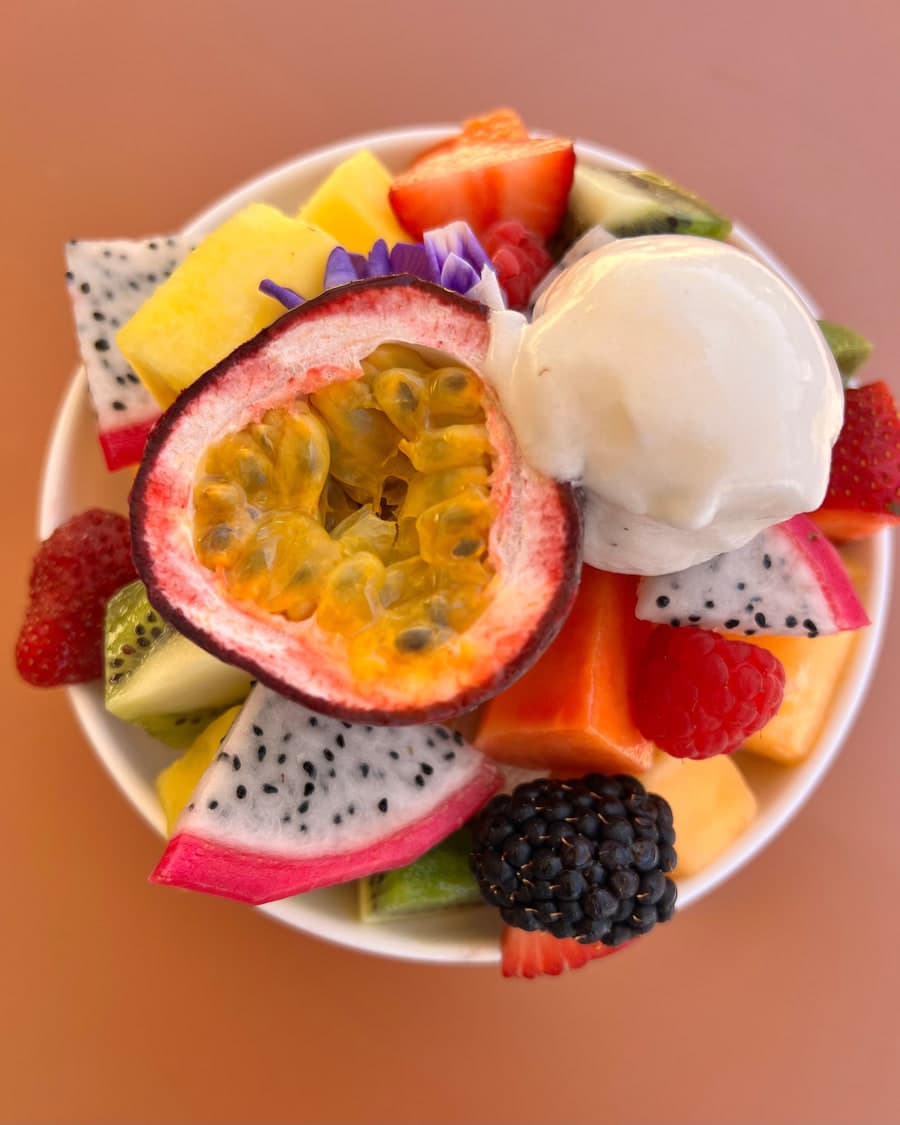 Ice Cream Fruit Chaat