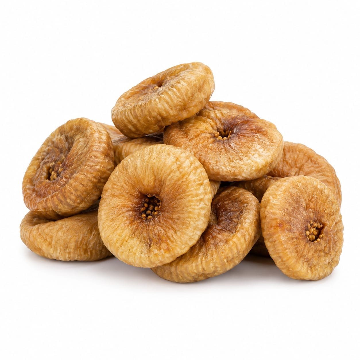 A pile of BM A grade anjeer, dried figs