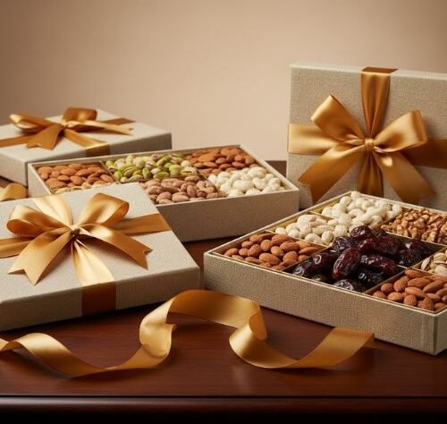 customized dry fruit gift packs