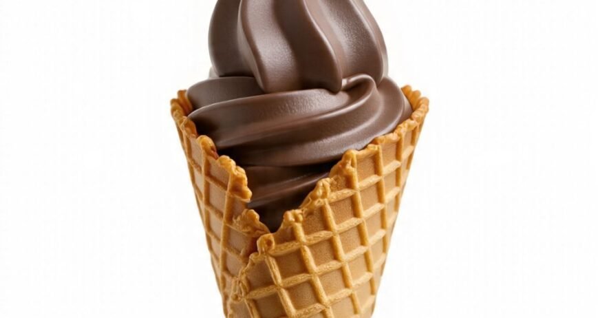 Chocolate Ice Cream Cone