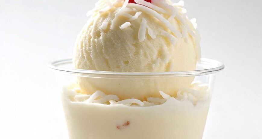 Coconut Scope Ice Cream